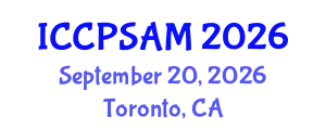 International Conference on Chemical Process Safety Assessment and Management (ICCPSAM) September 20, 2026 - Toronto, Canada