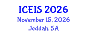 International Conference on Entomology and Insect Science (ICEIS) November 15, 2026 - Jeddah, Saudi Arabia
