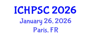International Conference on Health Psychology, Stress and Coping (ICHPSC) January 26, 2026 - Paris, France