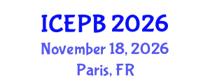 International Conference on Ecological Psychology and Behavior (ICEPB) November 18, 2026 - Paris, France