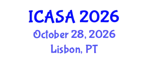 International Conference on Aerospace Systems and Avionics (ICASA) October 28, 2026 - Lisbon, Portugal