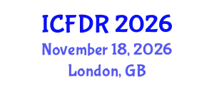 International Conference on Fluid Dynamics Research (ICFDR) November 18, 2026 - London, United Kingdom