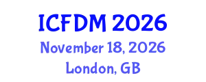 International Conference on Fluid Dynamics and Mechanics (ICFDM) November 18, 2026 - London, United Kingdom