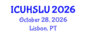 International Conference on Urban Housing, Sustainability and Land Use (ICUHSLU) October 28, 2026 - Lisbon, Portugal
