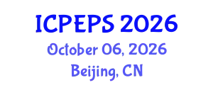 International Conference on Peace Education and Peace Studies (ICPEPS) October 06, 2026 - Beijing, China