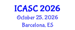International Conference on Archaeological Science and Conservation (ICASC) October 25, 2026 - Barcelona, Spain
