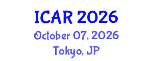 International Conference on Assistive Robotics (ICAR) October 07, 2026 - Tokyo, Japan