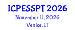 International Conference on Physical Education, Sport Science and Physical Therapy (ICPESSPT) November 11, 2026 - Venice, Italy