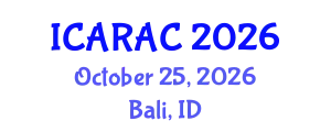 International Conference on Agricultural Robotics, Automation and Control (ICARAC) October 25, 2026 - Bali, Indonesia