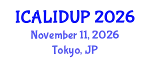 International Conference on Architecture, Landscape, Interior Design and Urban Planning (ICALIDUP) November 11, 2026 - Tokyo, Japan