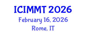 International Conference on International Marketing and Marketing Techniques (ICIMMT) February 16, 2026 - Rome, Italy