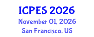 International Conference on Power Engineering and Systems (ICPES) November 01, 2026 - San Francisco, United States
