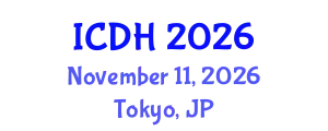 International Conference on Digital Humanities (ICDH) November 11, 2026 - Tokyo, Japan