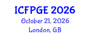 International Conference on Feminist Politics and Gender Equality (ICFPGE) October 21, 2026 - London, United Kingdom