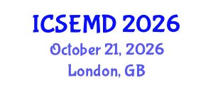 International Conference on Surface Engineering and Materials Design (ICSEMD) October 21, 2026 - London, United Kingdom