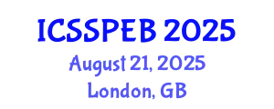 International Conference on Solid-State Physics and Energy Bands (ICSSPEB) August 21, 2025 - London, United Kingdom