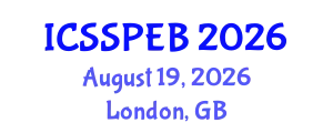 International Conference on Solid-State Physics and Energy Bands (ICSSPEB) August 19, 2026 - London, United Kingdom