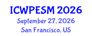 International Conference on Wildlife Protection and Endangered Species Management (ICWPESM) September 27, 2026 - San Francisco, United States