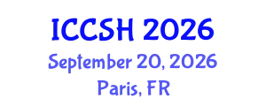 International Conference on Cultural Systems and Heritage (ICCSH) September 20, 2026 - Paris, France