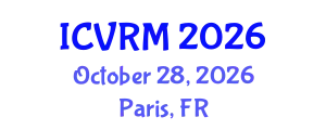 International Conference on Virtual Reality in Medicine (ICVRM) October 28, 2026 - Paris, France