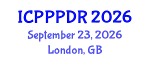 International Conference on Psychedelic Pharmacology and Psychedelic Drug Research (ICPPPDR) September 23, 2026 - London, United Kingdom