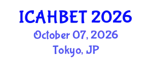 International Conference on Advanced Hydrogen-Based Energy Technologies (ICAHBET) October 07, 2026 - Tokyo, Japan