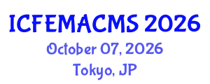 International Conference on Finite Element Modelling and Analysis of Composite Materials and Structures (ICFEMACMS) October 07, 2026 - Tokyo, Japan