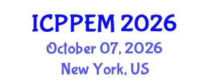 International Conference on Plant Pathology and Environmental Microbiology (ICPPEM) October 07, 2026 - New York, United States