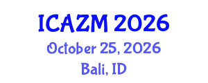 International Conference on Advances in Zeolite Materials (ICAZM) October 25, 2026 - Bali, Indonesia