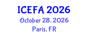 International Conference on Engineering Failure Analysis (ICEFA) October 28, 2026 - Paris, France