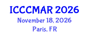 International Conference on Climate Change Mitigation, Adaptation and Resilience (ICCCMAR) November 18, 2026 - Paris, France