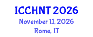 International Conference on Cultural Heritage and New Technologies (ICCHNT) November 11, 2026 - Rome, Italy