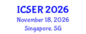 International Conference on Stabilized Earth Roads (ICSER) November 18, 2026 - Singapore, Singapore