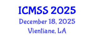 International Conference on Maritime Safety and Security (ICMSS) December 18, 2025 - Vientiane, Laos