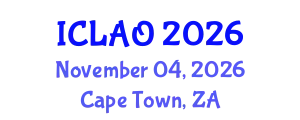 International Conference on Logistics Analytics and Optimization (ICLAO) November 04, 2026 - Cape Town, South Africa