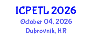 International Conference on Physics Education, Teaching and Learning (ICPETL) October 04, 2026 - Dubrovnik, Croatia