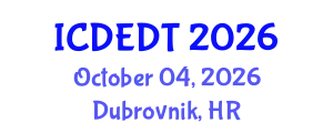 International Conference on Digital Entrepreneurship and Digital Transformation (ICDEDT) October 04, 2026 - Dubrovnik, Croatia
