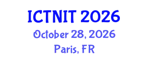International Conference on Trends in Neutrosophic Information Theory (ICTNIT) October 28, 2026 - Paris, France