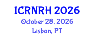 International Conference on Rural Nursing and Rural Health (ICRNRH) October 28, 2026 - Lisbon, Portugal
