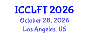International Conference on City Logistics and Freight Transport (ICCLFT) October 28, 2026 - Los Angeles, United States