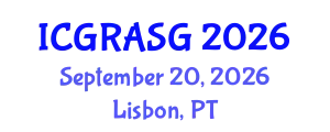 International Conference on Green Revolution and Agriculture for Sustainable Growth (ICGRASG) September 20, 2026 - Lisbon, Portugal