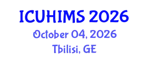 International Conference on Urban Heat Island Mitigation Strategies (ICUHIMS) October 04, 2026 - Tbilisi, Georgia