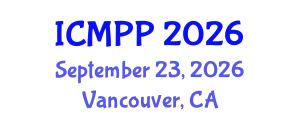 International Conference on Microplastics and Plastic Pollution (ICMPP) September 23, 2026 - Vancouver, Canada