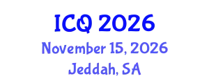 International Conference on Quran (ICQ) November 15, 2026 - Jeddah, Saudi Arabia