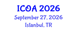 International Conference on Optimization Algorithms (ICOA) September 27, 2026 - Istanbul, Turkey