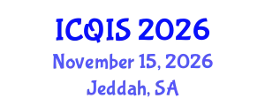 International Conference on Quranic and Islamic Studies (ICQIS) November 15, 2026 - Jeddah, Saudi Arabia