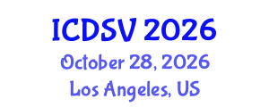 International Conference on Domestic and Sexual Violence (ICDSV) October 28, 2026 - Los Angeles, United States