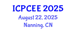 International Conference on Power, Control and Electrical Engineering August 22, 2025 - Nanning, China