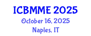 International Conference on Building Materials and Materials Engineering October 16, 2025 - Naples, Italy