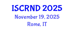 International Summit on Chemistry Research and Novel Developments November 19, 2025 - Rome, Italy